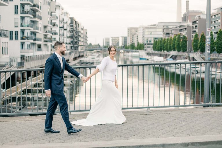 Moderne Hochzeit in Frankfurt