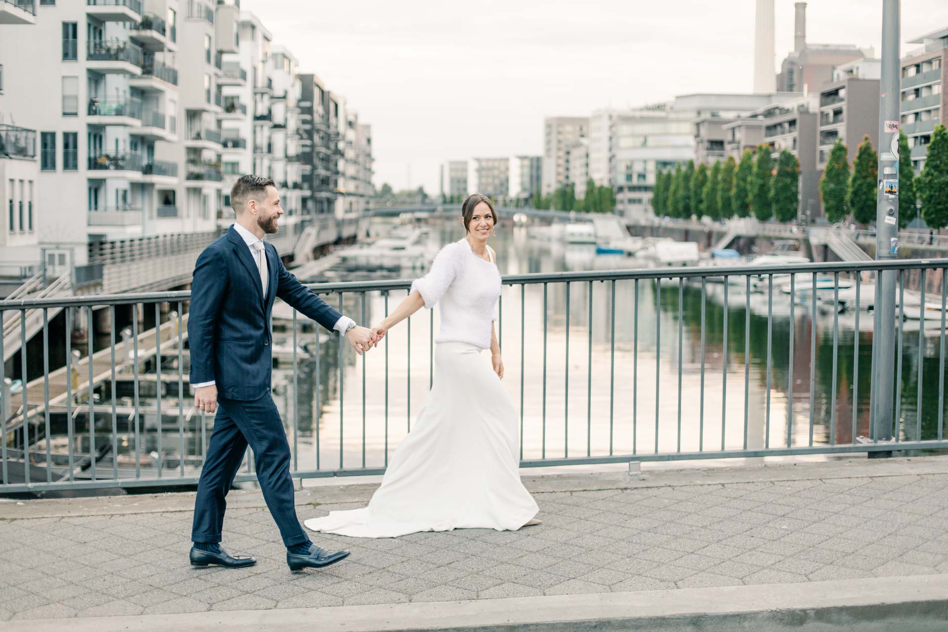Moderne Hochzeit in Frankfurt