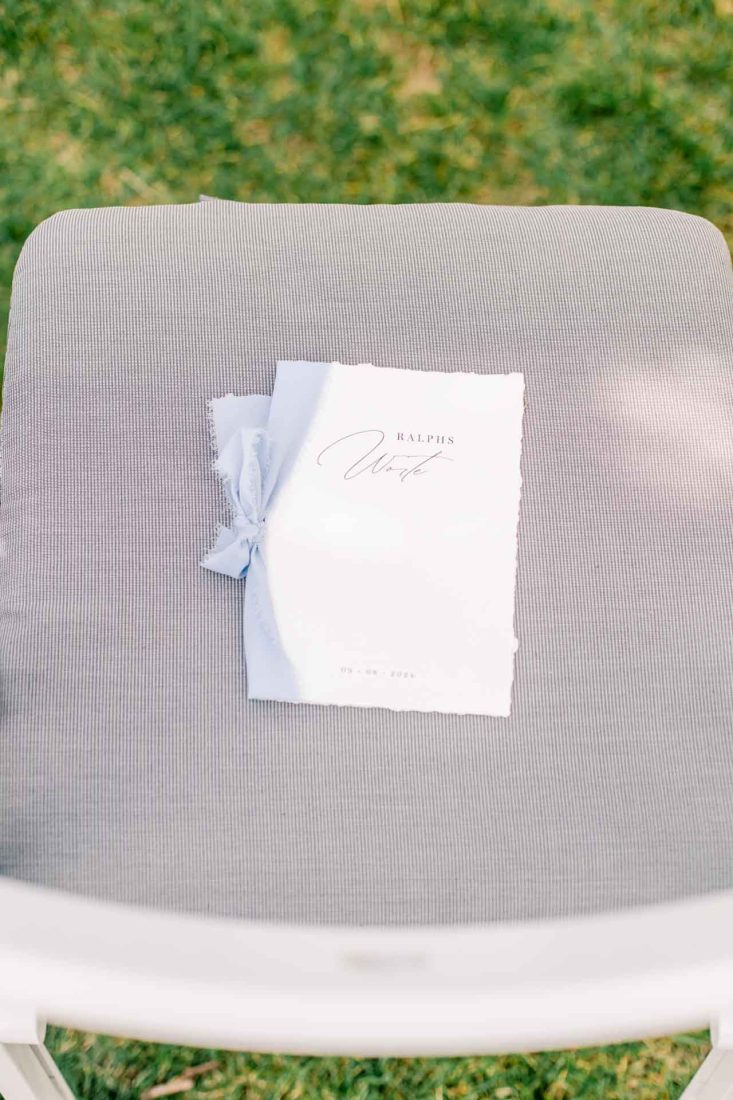 Hochzeit Weingut Mussler Eheversprechen Br&auml;utigam