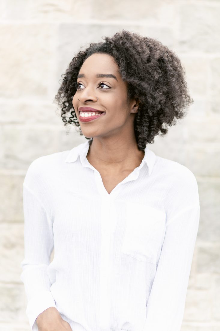 Professionelle Portraitfotos einer Unternehmerin